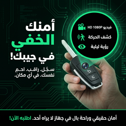 عدسة كاميرا دقيقة جداً ومخفية بعناية فائقة