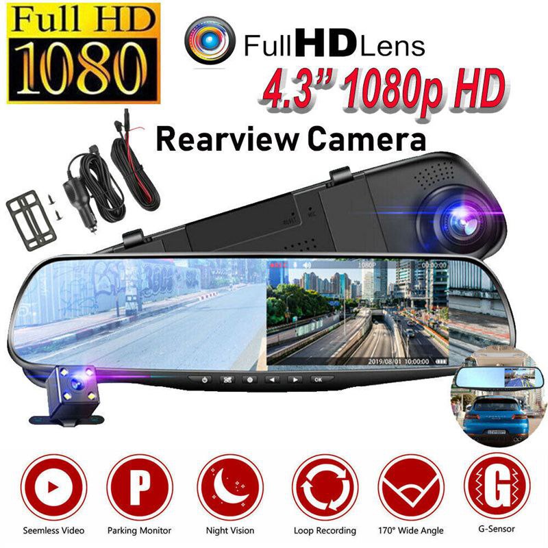 مرآة السيارة الذكية 3 في 1 (شاشة + داش كام + كاميرا ركن) 570 الف    DASH CAM